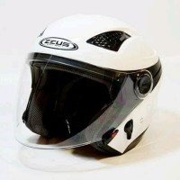 Helm Ukuran XXL - Zeus ZS610 White putih dual visor Berkualitas