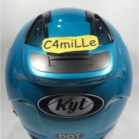 (Murah) Helm KYT Galaxy Double visor ice blue