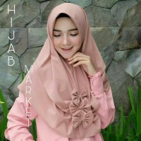Jual terbaru terlaris jilbab segitiga instan pita 2 layer Murah