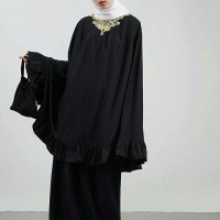 Mukena Tatuis X Hijabenka - Shama Black