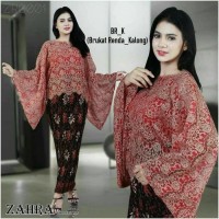 satu stel kebaya brukat kalong