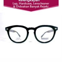 Frame Kacamata Korea MOSCOT Lemtosh Hitam Tanpa Lensa Minus