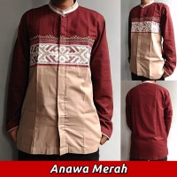 Baju Koko Lengan Panjang, Busana Muslim Pria Dewasa M17