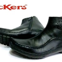Free ongkir se INDONESIA sepatu pria kickers sleting kulit pria