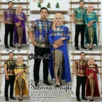 Batik Couple Sabrina Princes kebaya Modern Batik Sarimbit Keluarga Sep