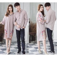 Dress Astral Brown / Couple / Couple Murah / Baju Couple Diskon