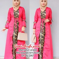 Gamis Assifa Prada, Baju Muslim Batik murah ,setelan kerja wanita