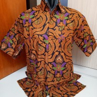 Kemeja Hem Batik Sogan Harga Grosir - Kemeja Hem Keren dan Modern
