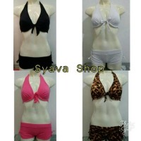 Baju Renang Diving Wanita Bikini Bra Push Up Tali Depan Pantai Wanit