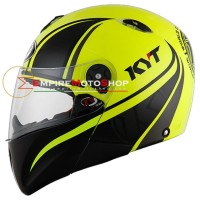 Helm KYT X Rocket #2 Yellow Fluo Black
