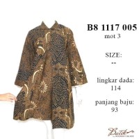 dress jumbo lpj XXXL B81117005/fashion wanita/baju jumbo /batik murah