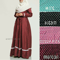 GAMIS POLKA RENDA KATUN JEPANG