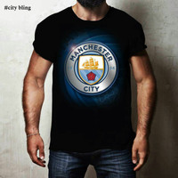 Jual kaos bola murah 3d inggris manchester city t shirt 3d manchester city Murah