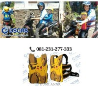oscas pokemon sabuk bonceng motor anak depan dan belakang