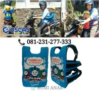 oscas thomas sabuk bonceng motor anak depan dan belakang