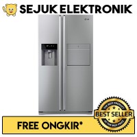 LG GC-P207BLX Lemari Es - Kulkas Side by Side Series with Non-Plumbing