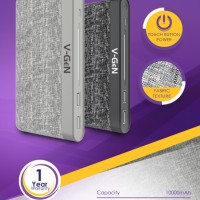 Jual Powerbank V-GeN Platinum V10K6 10000 mAh (Power Bank VGEN) Murah