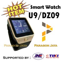 SMART WATCH U9 / SMARTWATCH DZ09 Gold Emas SIMCARD MICRO MEMOR