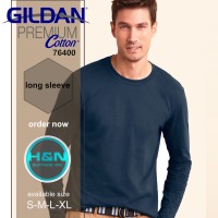 Kaos Polos GILDAN Premium Long Sleeve (Original)