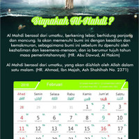 Kalender Meja 2018 Masehi/ 1439 Hijriyyah Fitnah Akhir Zaman