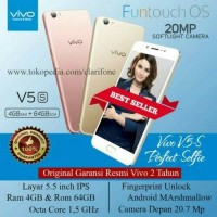 HP VIVO V5S (VIVO V5 S RAM 4/64GB) - SETARA OPPO F3 - GRS RESMI - GOLD
