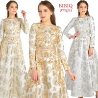 Baju Gamis Maxidress Jacquard Bibiq