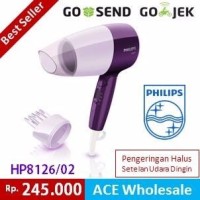 Philips HP 8126 Hair Dryer 400 Watt Nozel Corong Sikat philip drayer