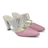 Jual HEELS PREMIUM - Sandal Sepatu Pesta Wanita jv High Heels Pink Branded Murah