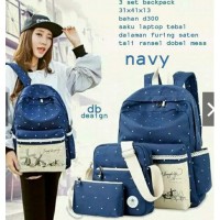 HARGA TERMURAH Tas Ransel Wanita 3in1 Motif Holland Toko Tas Murah