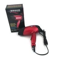 Catok Sisir Pelurus Rambut ASL-908 + Hair Dryer BRAUN Berkualitas