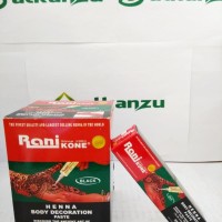 RANI KONE HENNA LUKIS TANGAN WARNA HITAM 18 GRAM