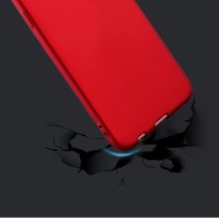 FOR OPPO F3/A77 - SOFT SILIKON RED BLACK MATTE FEEL SOF Murah