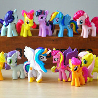 Jual Figure My Little Pony 1 set isi 12 pcs / Figurine My Little Pony Murah Murah