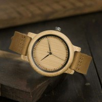 Jam Tangan Pria Analog Kayu AQL-WA15