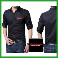 Baju Kemeja Bismania Community 1 Distro Pria BSMNC01 untuk kerja / jal