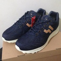 Terbaru Sepatu Casual Piero Jogger Denim Navy Tan Off White P20061