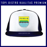 Topi Persib 2 Distro Trucker Baseball Snapback PSB02