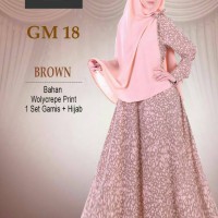 Gamis Hai Hai GM 18 / Wolcrepe Print