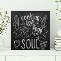 Jual Poster Hiasan Dinding Wall Decor Kayu Untuk Kitchen/Dapur Murah