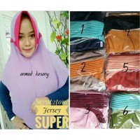 HIJAB INSTAN SERUT KOMBINASI JLBAB SIMPLE TERMURAH TERLARIS CANTIK