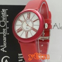 Jam Tangan Wanita Alexandre Christie AC 2605 LH RD Original Karet