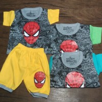 Baju anak setelan / baju tidur anak / Character Spiderman 1025