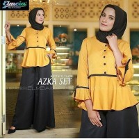 NEW PRODUCT Baju Muslim Wanita Azka Set PREMIUM