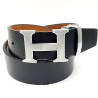 Sabuk - Gesper - Ikat Pinggang Pria - Kulit AslI TUSUK HERMES ED