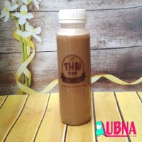 Jual label logo COFFE TEA THAI TEA murah transparan waterproof botol 250ML Murah