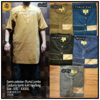 Jual gamis Pakistan jumbo XXL-XXXXL - kurta - baju muslim pria al amwa Murah