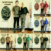BATIK COUPLE LONCENG LARASATI // KEBAYA BATIK SARIMBIT LONCENG MARIMAR