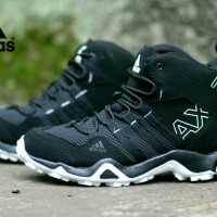 Sepatu Sneakers Pria Adidas Ax2 High Hitam Sol Putih Import Sepatu Sneakers Pria Adidas Ax2 High Hitam Sol Putih Import