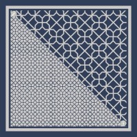 hijab printing bahan voal  brand galeea scarf (blue sandhora)