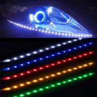LED Strip Lampu Depan Mobil Waterproof 5W 15SMD 30CM